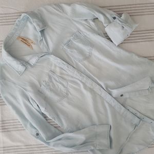 Chambray long sleeve shirt